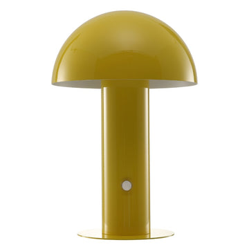 Boletus 10.75" Contemporary Bohemian Rechargeable/Cordless Iron Integrated LED Mushroom Table Lamp